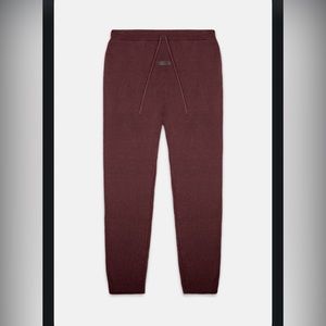 ESSENTIALS FEAR OF GOD Women's Plum Waffle Knit Lounge Pants-Small